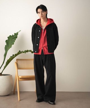 WEGO ショートZIPパーカー レッドその他