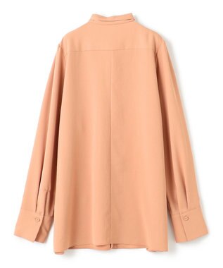 BEIGE， 【WEB限定・洗える】MIRABEAU / 2WAYストレッチボウタイブラウス D Nude