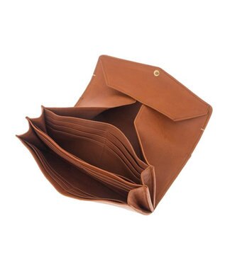 genten トスカ ギャルソン長財布 チャ