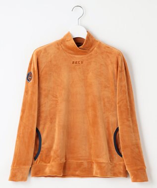 23区GOLF 今シーズンのイチオシ【WOMEN】ベロア ショールモックネック キャメル系