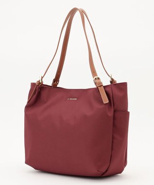 LA BAGAGERIE ポリエステルキャンバス　A4トート ワイン