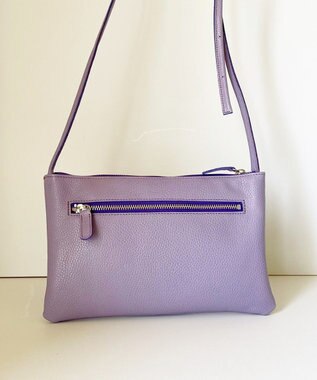 Hekhèr Le Style de Vie 新色追加【日本製】シュリンクレザー スクエアショルダーバッグ ラベンダー