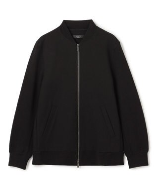 JOSEPH HOMME 【オリジナル素材】ライトタックジャージー ジップアップブルゾン ブラック系