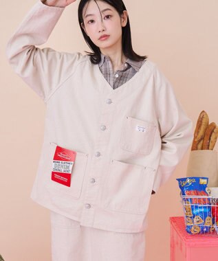 AMERICAN HOLIC 【PENNEY'S】デニムカバーオール Ivory