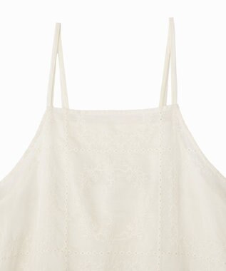 AMERICAN HOLIC シアー刺繍キャミワンピース（ペチコート付き） Ivory