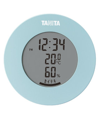 YAMATO テーブル＆キッチン 【タニタ】デジタル温湿度計  ライトブルー  TT-585-BL