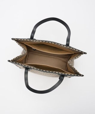 IACUCCI 〈美人百花2月号〉モノグランマ M JACQUARD/RUGA ブラック