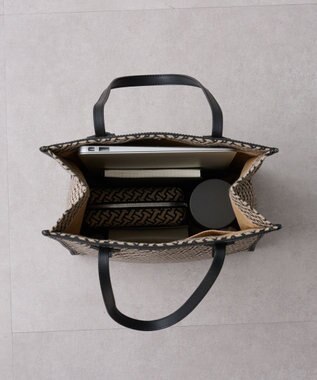 IACUCCI 〈美人百花2月号〉モノグランマ M JACQUARD/RUGA ブラック