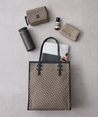 IACUCCI 〈美人百花2月号〉モノグランマ M JACQUARD/RUGA ブラック