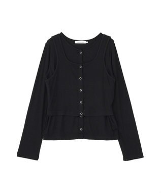AMERICAN HOLIC 【2点セット】カーディガン+タンクトップ Black
