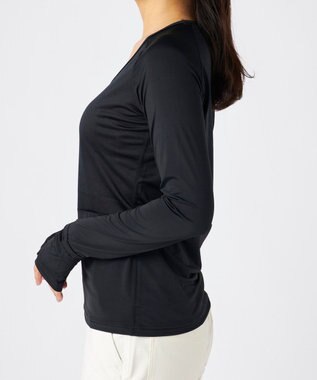 FILA GOLF／marie claire 【FILA GOLF】クルーネックインナーシャツ ブラック