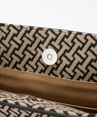 IACUCCI 〈美人百花2月号〉モノグランマ M JACQUARD/RUGA ブラック