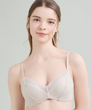 une nana cool 【リニューアル】364ブラ レース ノンワイヤーブラ