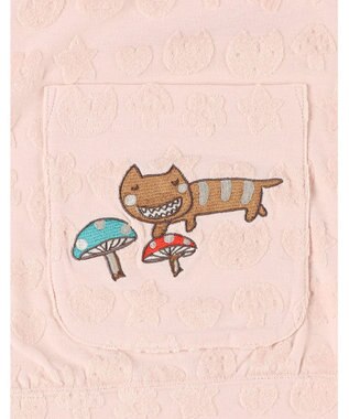 tsumori chisato SLEEP ツモリチサト パジャマ 長袖 長ズボン 綿混(本体) パイル素材 上下セット 前開き tsumori chisato SLEEP UDX556 /ワコール ピンク