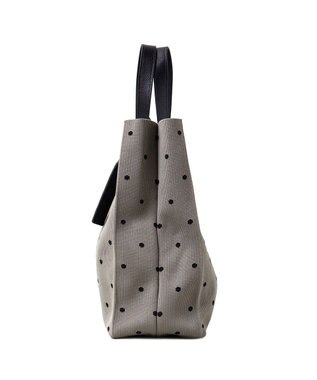 FOLNA RD ニットショッパートートバッグ グレーべージュ