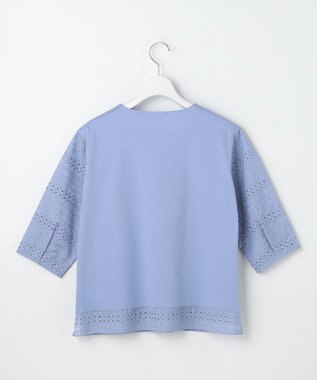 J.PRESS LADIES S スムースジャージー 刺繍 カットソー サックス系