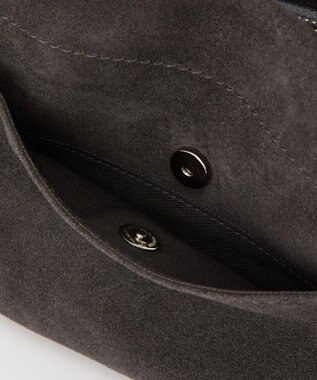 russet 【2025AW新作】スエード横長ショルダーバッグ(CE-1578) Gray