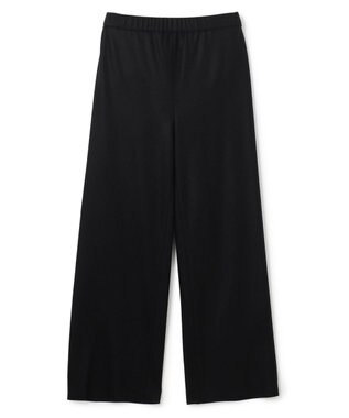 BEIGE， MONTAIGNE / イージーウエストウールワイドパンツ Black