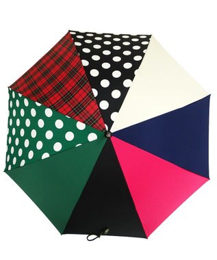 +RING 【プラスリング】【数量限定】 レディース向け 雨傘（長）60cm MLT T1198 NEW COLLECTION マルチカラー