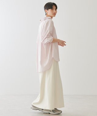 AMERICAN HOLIC サラックールバックタックシャツ Stripe Pink