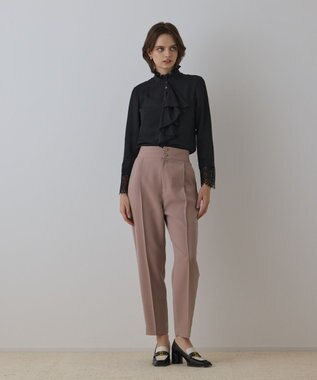 GRACE CONTINENTAL ラッフルブラウス ブラック