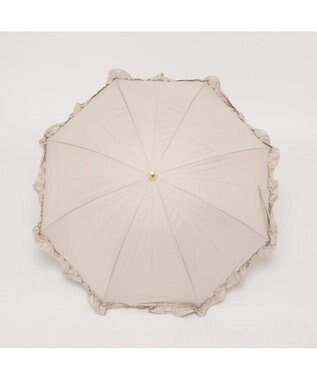 UNBILLION カシュネ cachenez / 【晴雨兼用】【日傘】 UV カット率99％以上 PUビッグフリルショートパラソル ベージュ