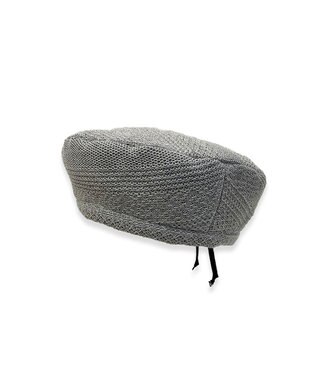 林八百吉商店 un chapeau  レースベレー グレー
