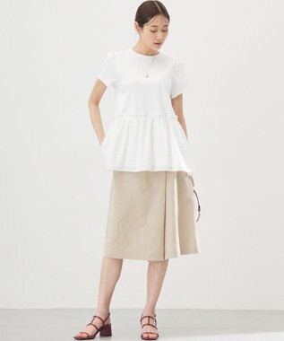 組曲 【WEB限定】ラップパンツ ベージュ系