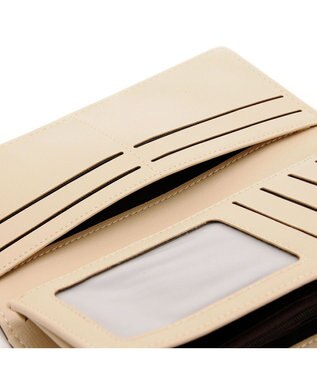 MioFIRANO ラスタープレートロングウォレット 財布　FIRANO フィラノ IVORY