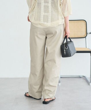 earth music&ecology チノタックパンツ Beige