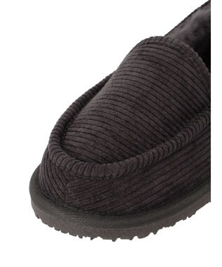 Green Parks ・ｒｉｃｈ　ｂｌｕｅ　ムートンスリッポン Gray