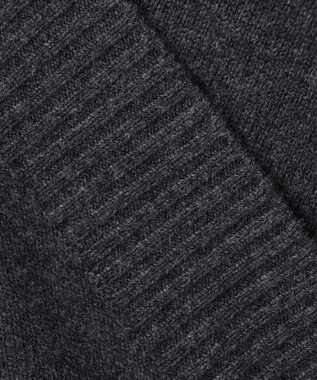 23区 S 【洗える】ウールカシミヤ コンビカラー オフタートル ニット ライトグレー系