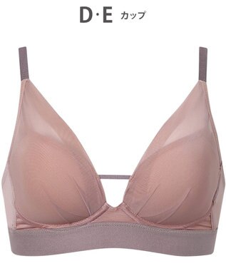 WACOAL ノンワイヤーブラ 【重力ケアブラ】 バストを重力から守る まる胸をキープ サイドのラインすっきり Gカップまで対応 大きいサイズ レディース BXB114 /ワコール ラズベリー