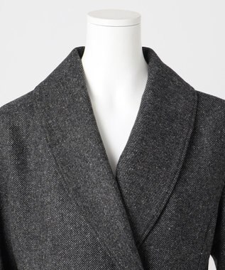 23区 S 【エステータ】シルクネップツイード ジャケット ブラック系