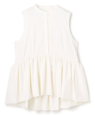 uncrave クールタッチカラータイプライター ペプラムブラウス