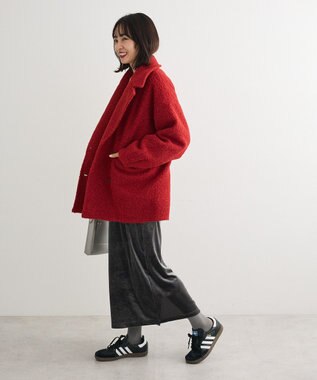 Green Parks ベロアナロースカート Charcoal Gray