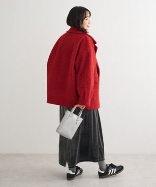 Green Parks ベロアナロースカート Charcoal Gray