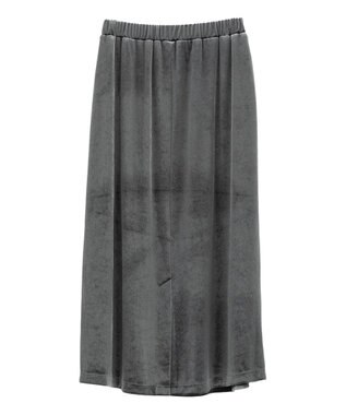 Green Parks ベロアナロースカート Charcoal Gray