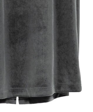 Green Parks ベロアナロースカート Charcoal Gray