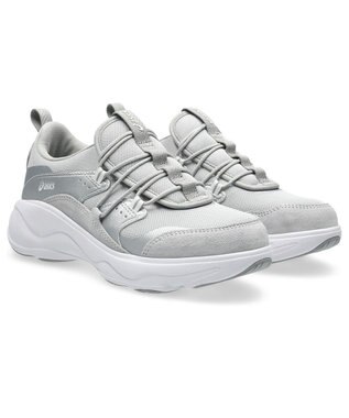 ASICS WALKING ゲルラシーロ レディース E相当 ライトグレー×シルバー