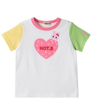 MIKI HOUSE HOT BISCUITS 【80-120cm】プリント 半袖Tシャツ
