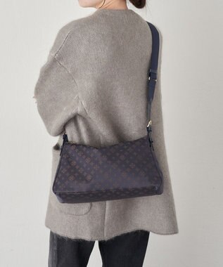 russet ナイロンジャガード2WAYショルダーバッグ(SF-274) Purple/BR