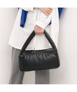 UNBILLION カシュカシュ cachecache / 横長パフバッグ ブラック