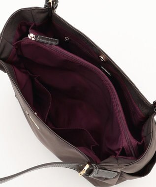 LA BAGAGERIE ポリエステルキャンバス　A4トート チョコ