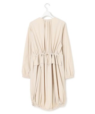 23区 L 【撥水加工】ナイロン2WAYストレッチ ロングアウター ベージュ系