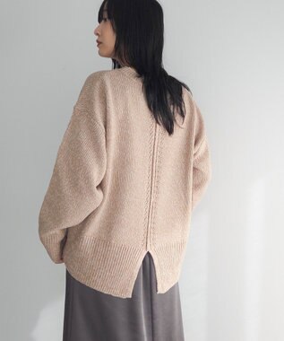 Green Parks こなれ主役ニットプルオーバー Beige