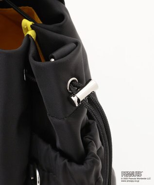 Y'SACCS SNOOPYデザイン 2way巾着トート(クッキー） ブラック