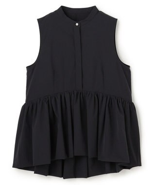 uncrave クールタッチカラータイプライター ペプラムブラウス