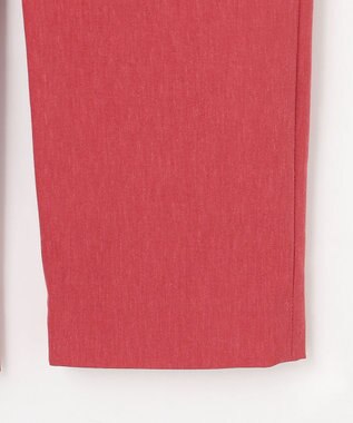 J.PRESS LADIES L 【WEB限定カラーあり・人気素材・セットアップ対応】セルロースリネンストレッチ テーパード パンツ スカーレット系