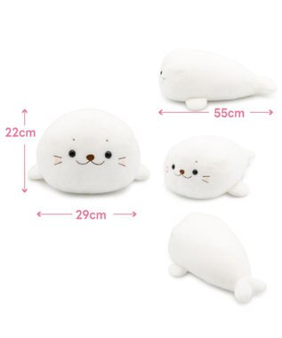 Mother garden しろたん ほわほわ 抱き枕 55cm 0